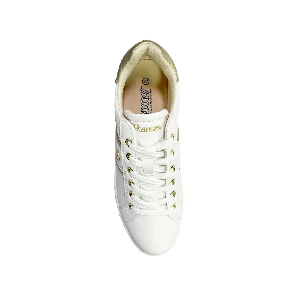 Zapatillas Mujer Snoopy Blanco4