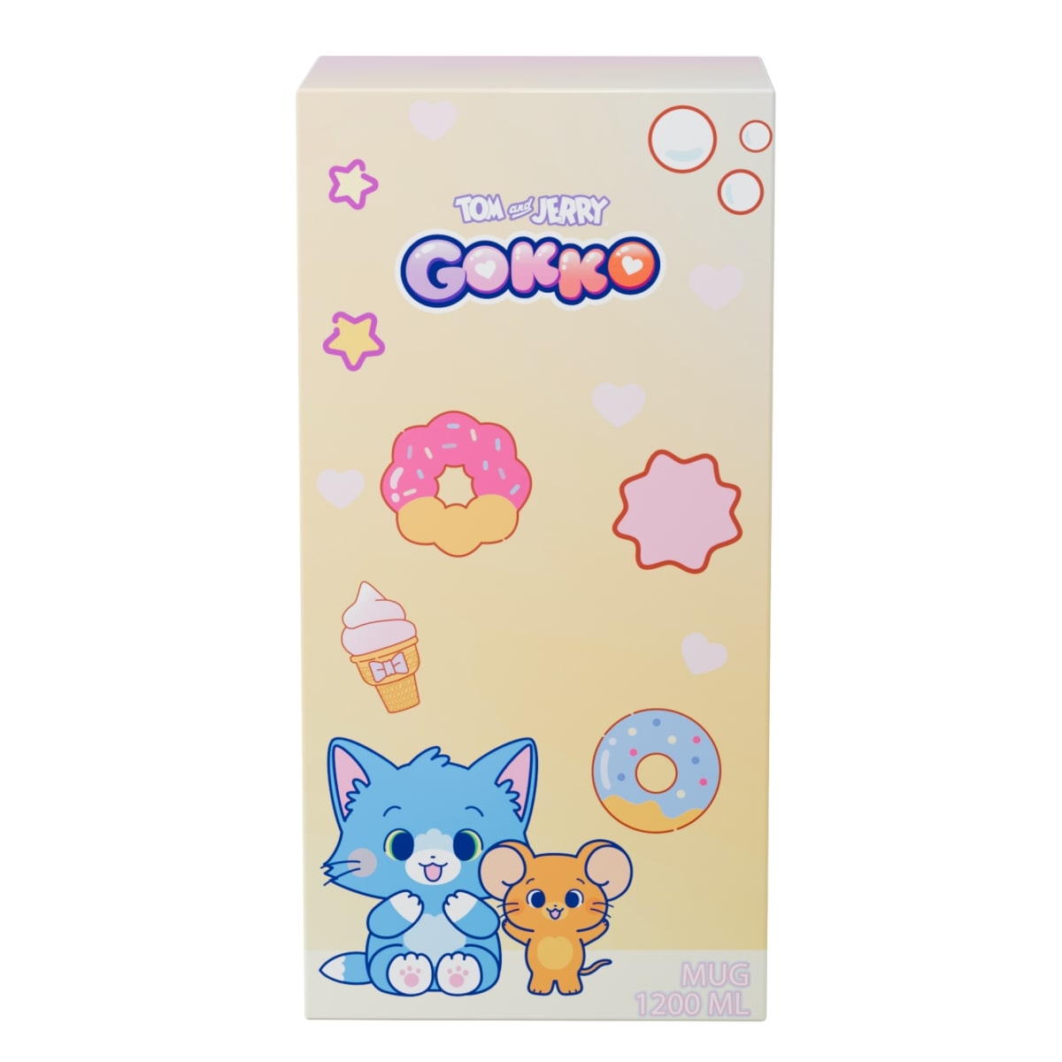 Mug Termo Gokko Tom y Jerry kawai Chibi con asa 1200 ML5