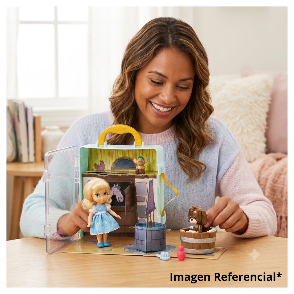 Muñeca Cenicienta Animator Disney Mini Playset4