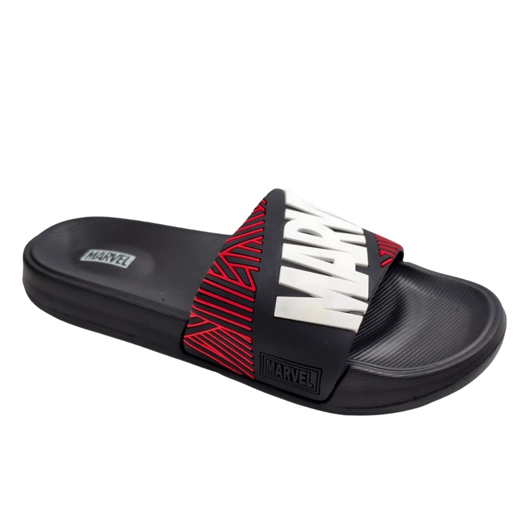 Sandalias Hombre Playeras Marvel Negro 0