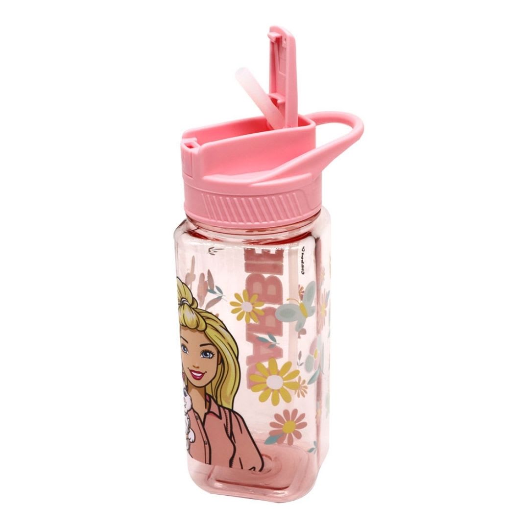 Tomatodo Escolar Botella Con Cañita Barbie y su Conejita 500 ML4