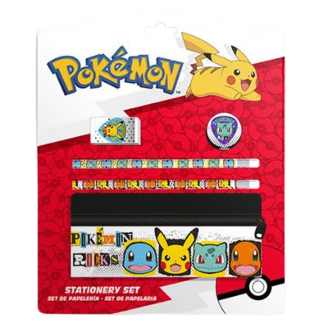 Set Escolar Pokemon con Cartuchera2