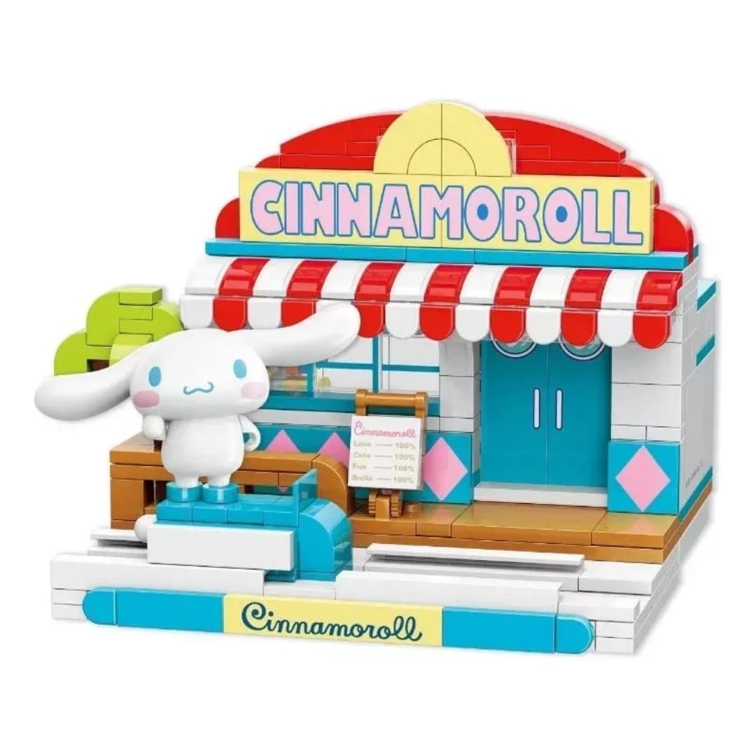 Keeppley Sanrio Cinnamoroll - Mini Escenario Armable Tienda de Postres de Coco2