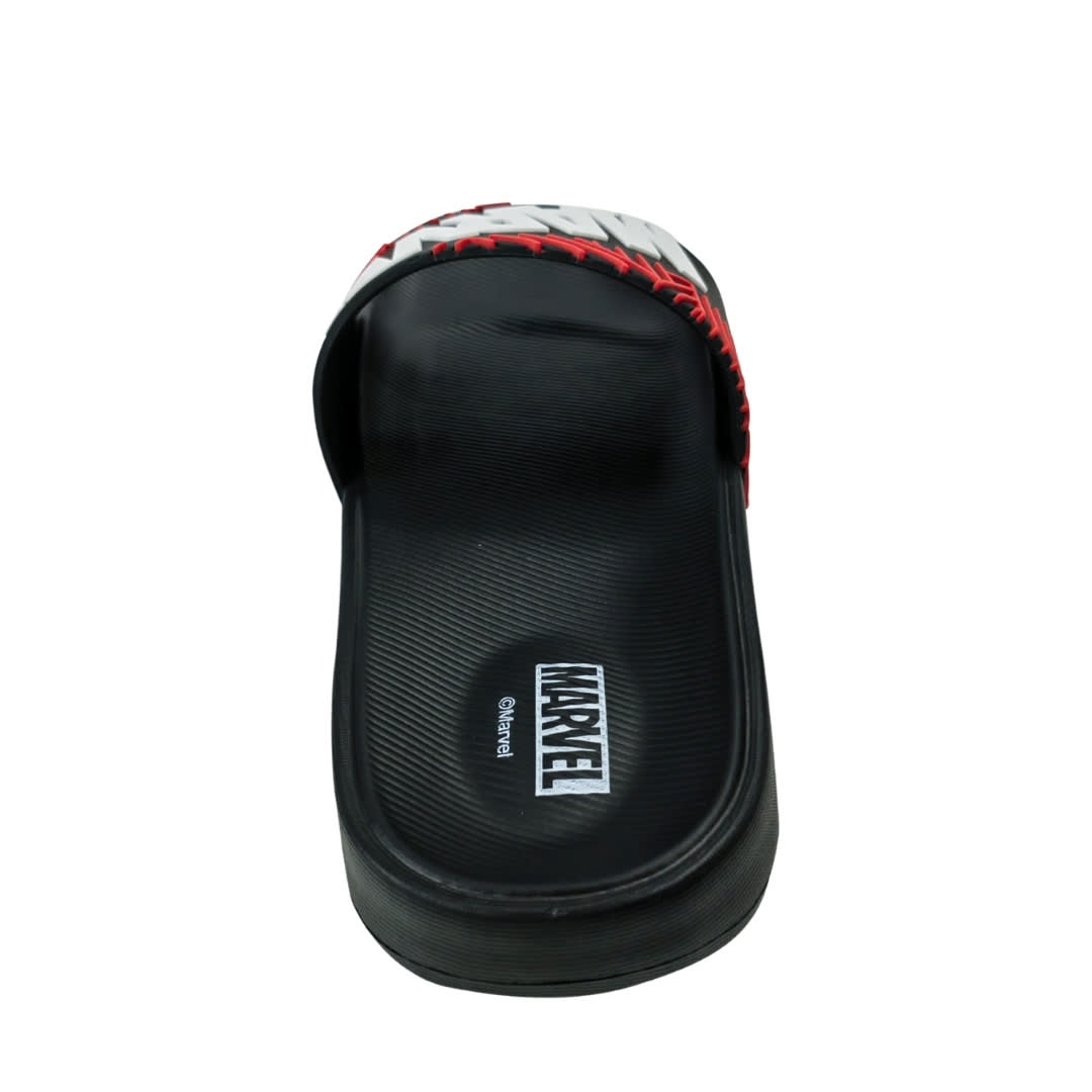 Sandalias Hombre Playeras Marvel Negro3