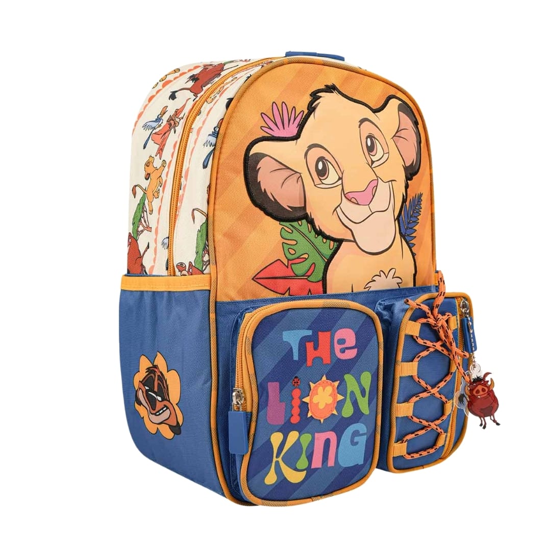 Pack Escolar Mochila Rey Leon Azul Nido2