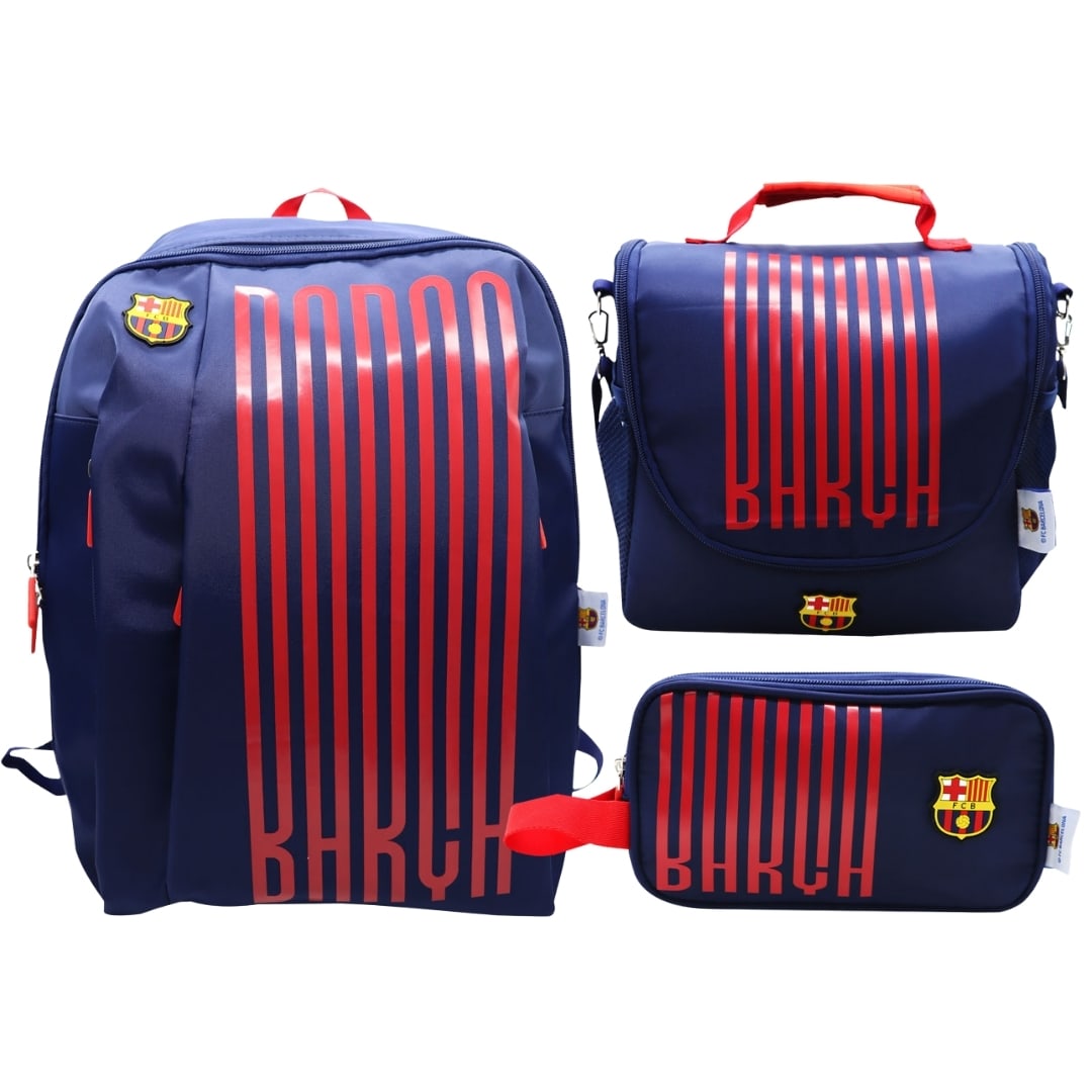Pack Escolar Mochila Barcelona Futbol Juvenil Oficio 0