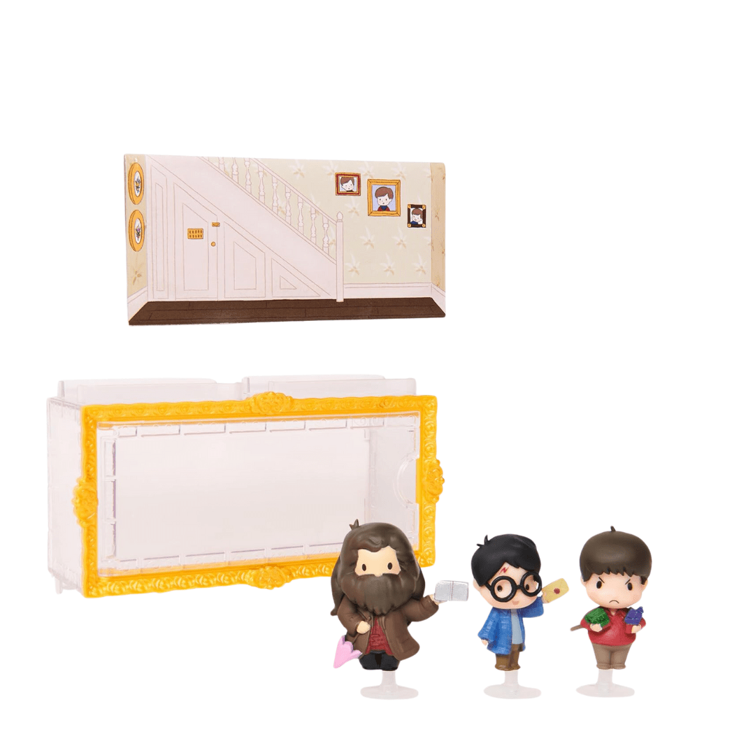 Micro Figuras Harry Potter, Hagrid y Dudley Wizarding World2