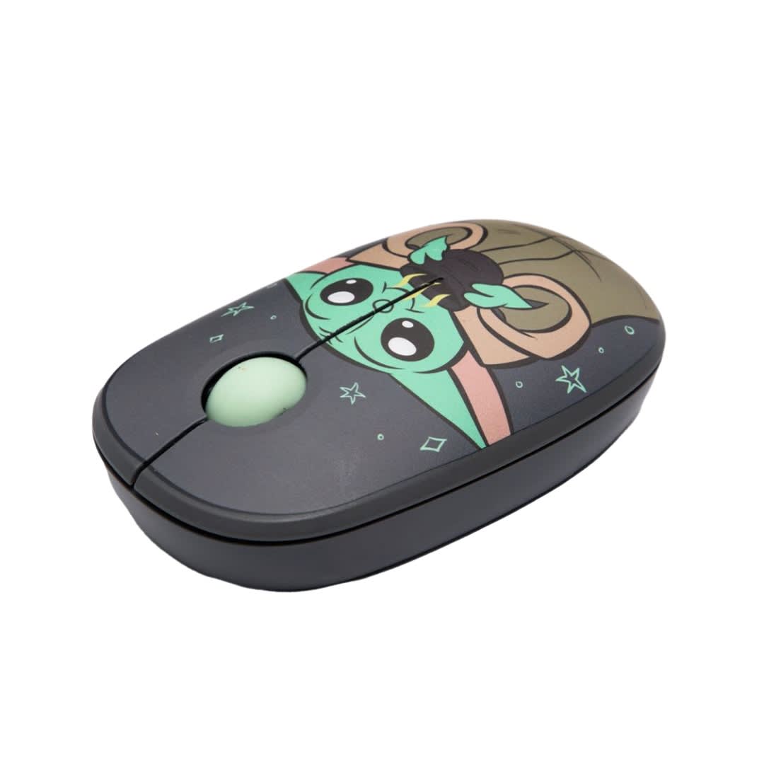 Mouse Inalambrico + Desk Pad Star Wars Baby Yoda3