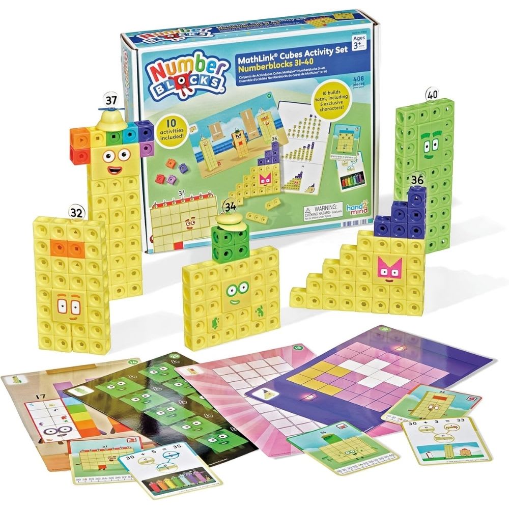 Numberblocks Set Didactico 31-40 Number Blocks 0