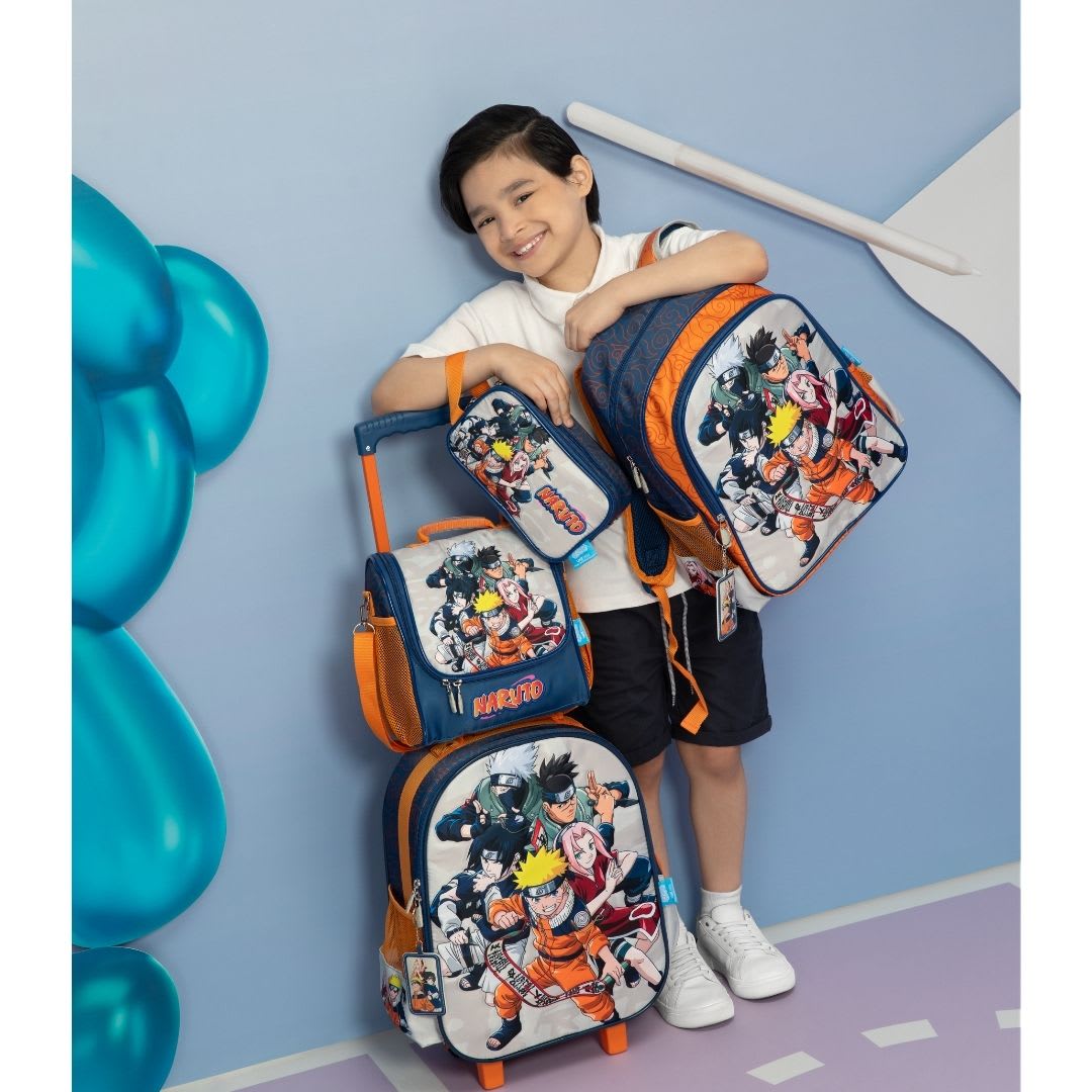 Pack Escolar Mochila Naruto Anime Oficio8