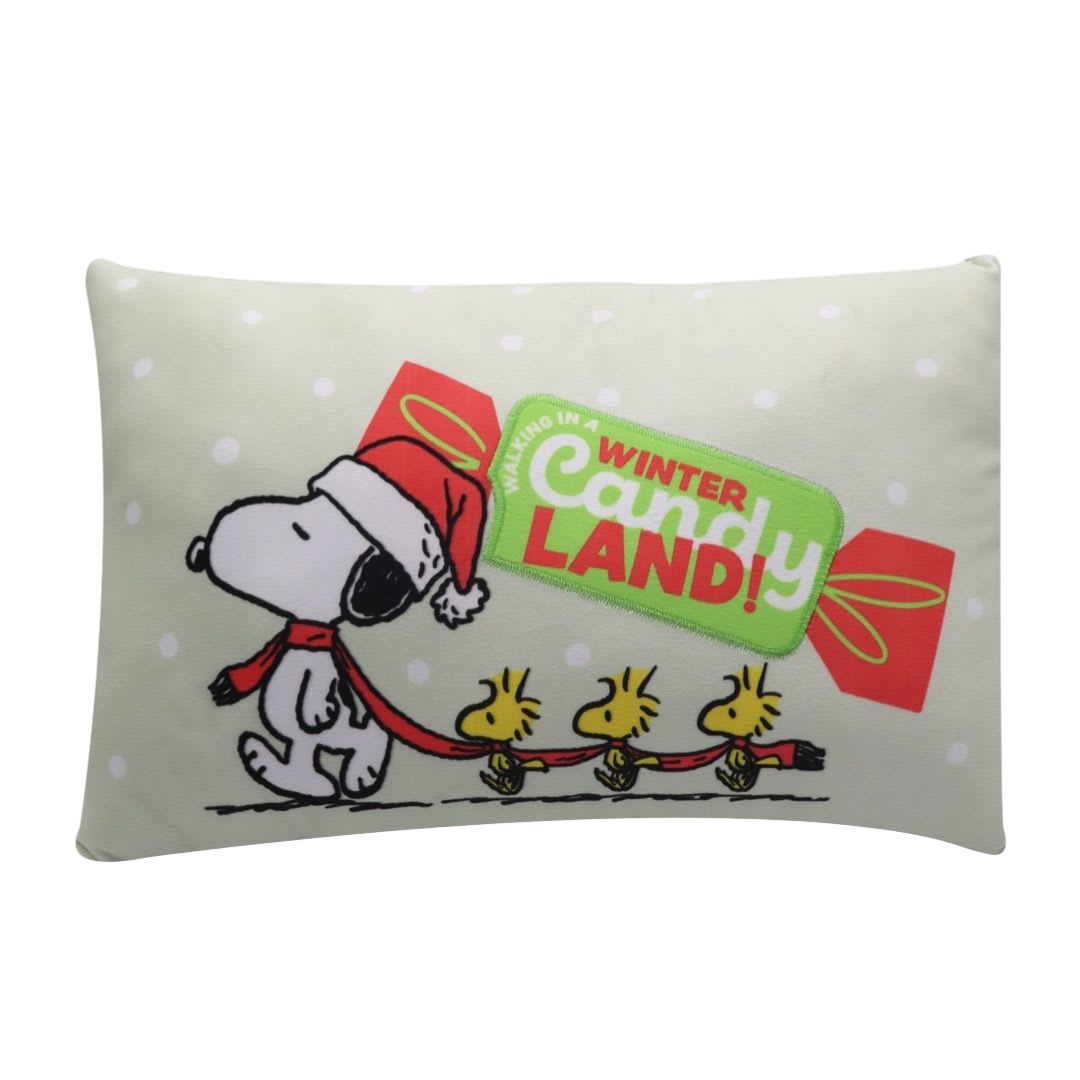 Cojin Almohada navideño decorativo Snoopy 27x42cm 0