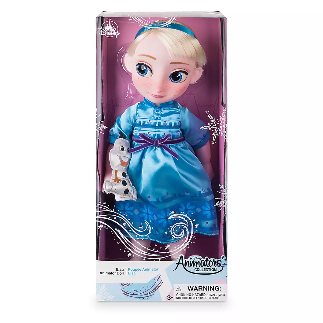 Muñeca Disney Store Animators Collection Princesa Elsa Frozen3