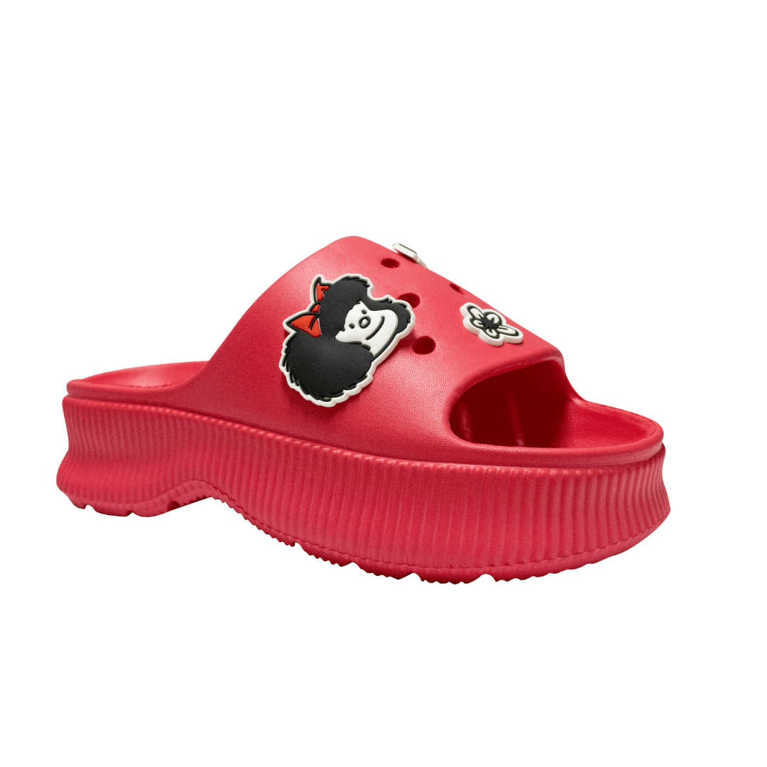 Sandalias Mujer Casual Mafalda Rojo 0