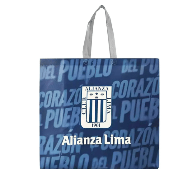 Bolsa Reutilizable Alianza Lima 39 x 44 x 18 cm2