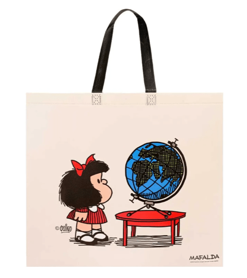 Bolsa Reutilizable Mafalda Rojo 39 x 44 x 18 cm3