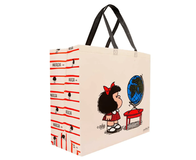 Bolsa Reutilizable Mafalda Rojo 39 x 44 x 18 cm2