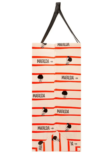 Bolsa Reutilizable Mafalda Rojo 39 x 44 x 18 cm4