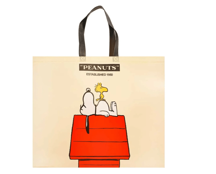 Bolsa Reutilizable Snoopy Peanuts Rojo 39 x 44 x 18 cm 0