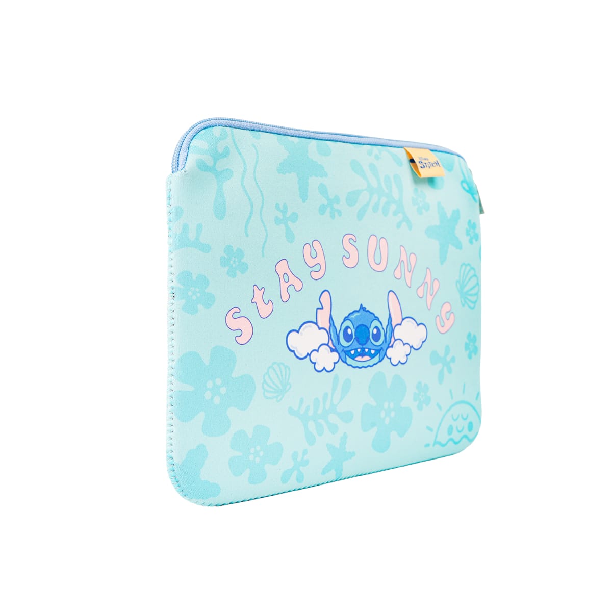 Estuche Organizador Stitch Disney Neopreno Celeste3