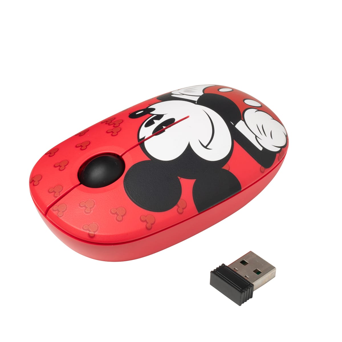 Mouse Inalambrico Mickey Mouse Disney Rojo3