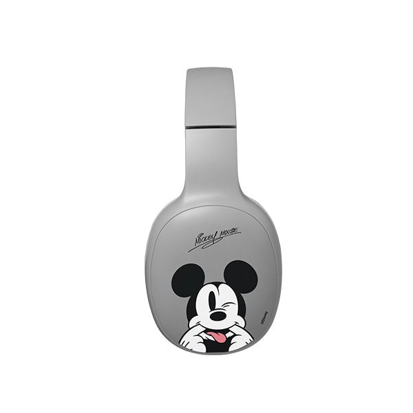 Audifonos Bluetooth On Ear Mickey Mouse Gris2