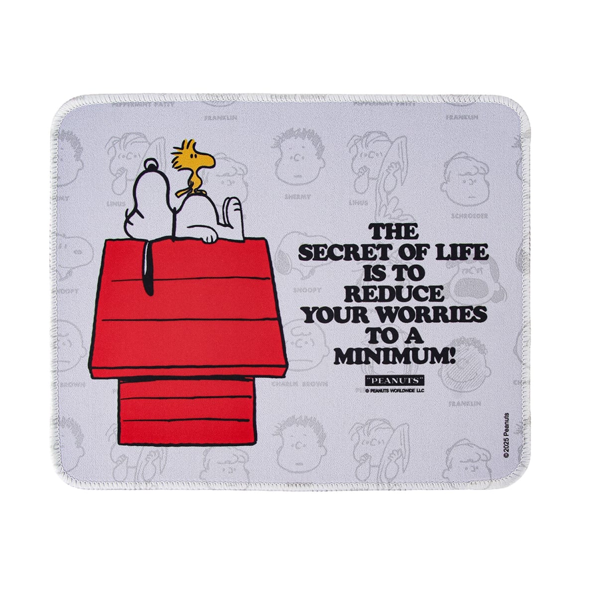 Mouse Pad Desk Snoopy Peanuts Neopreno Antideslizante 24x20 CM 0
