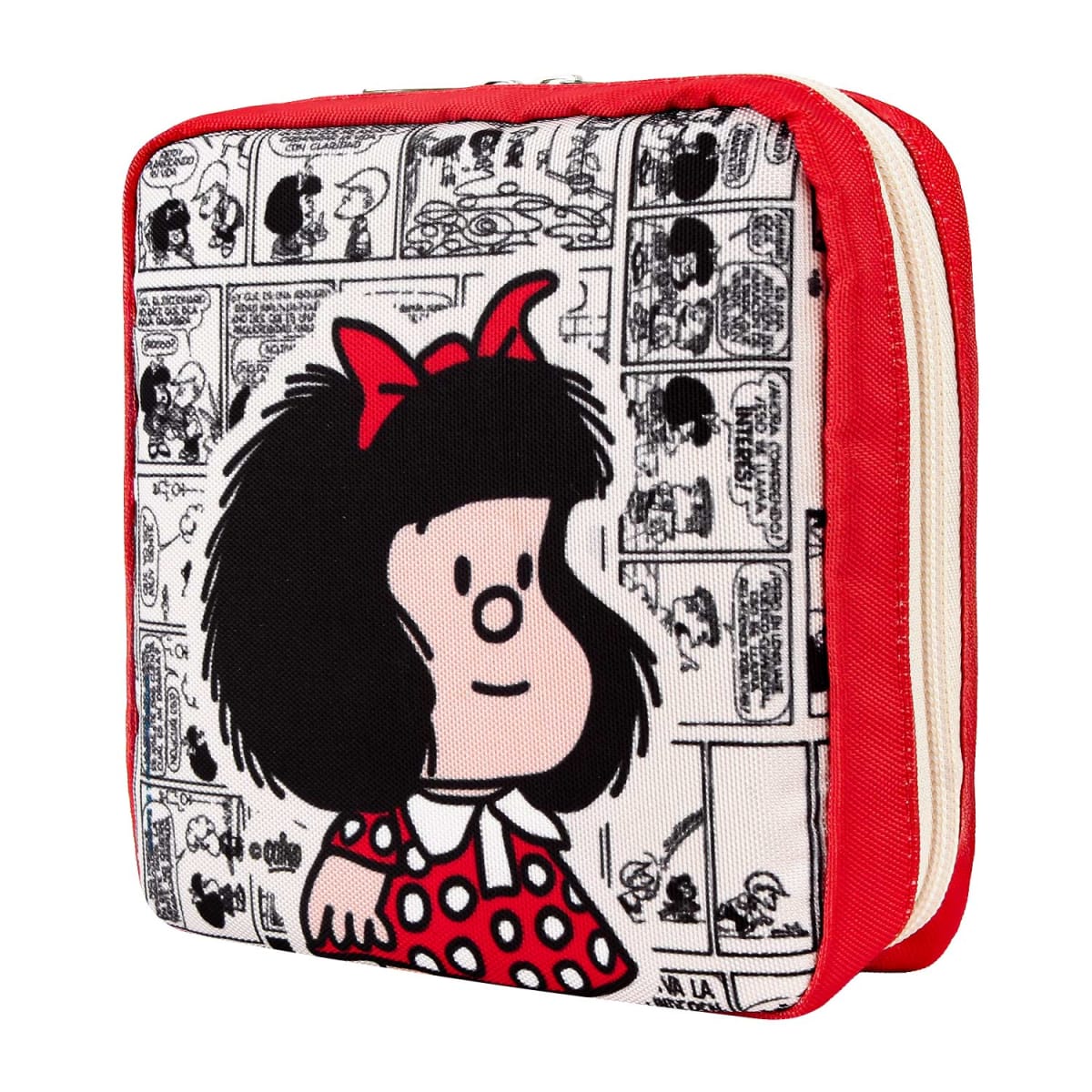 Estuche Organizador Mafalda Comic 16x16 CM3
