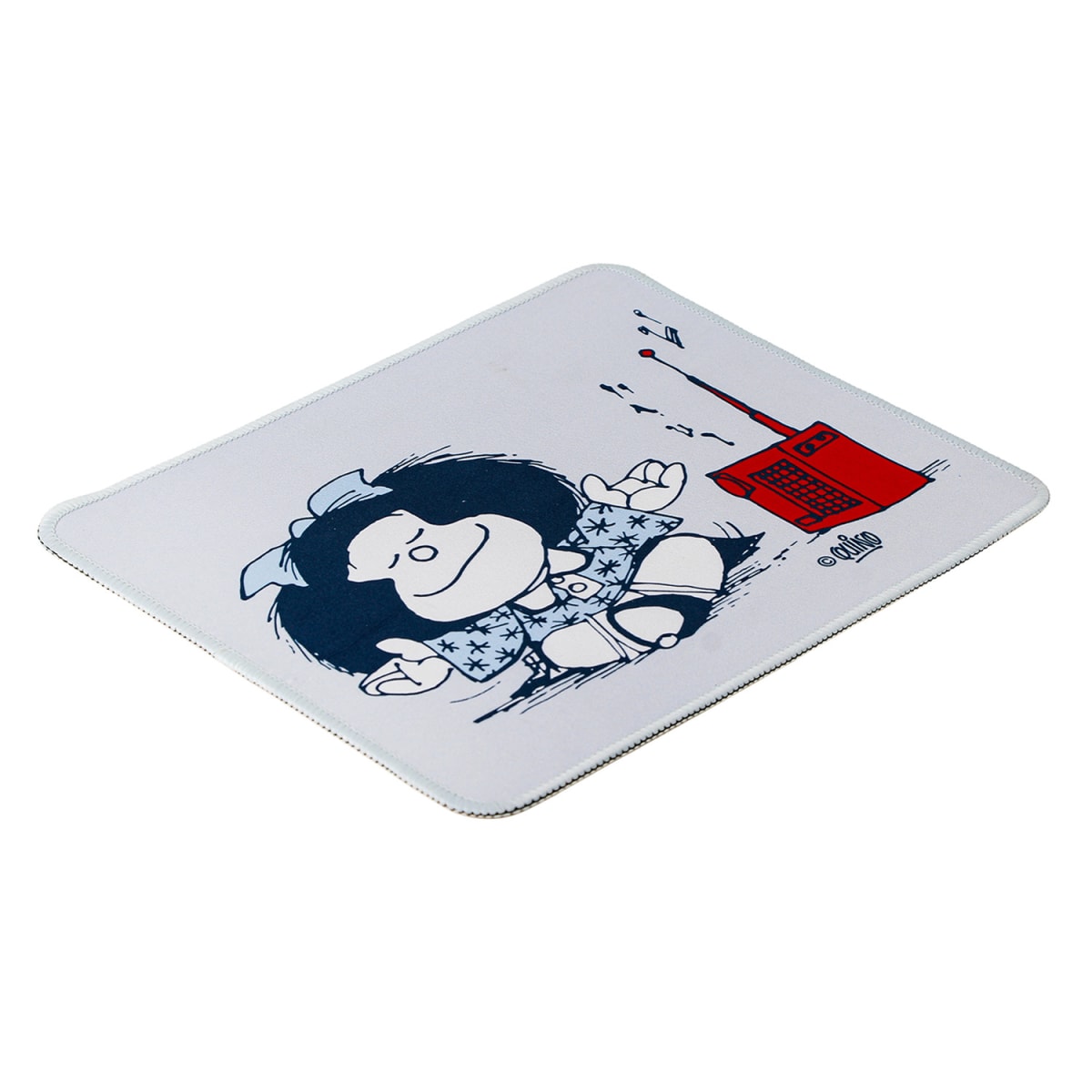 Mouse Pad Desk Mafalda Azul Neopreno Antideslizante 24x20 CM2