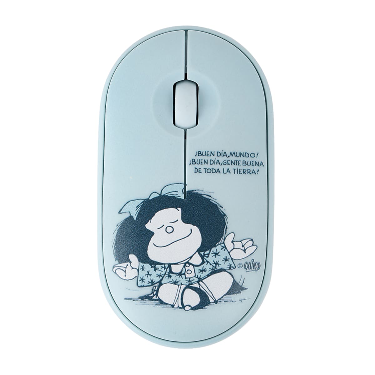 Mouse Inalambrico Mafalda Azul 0