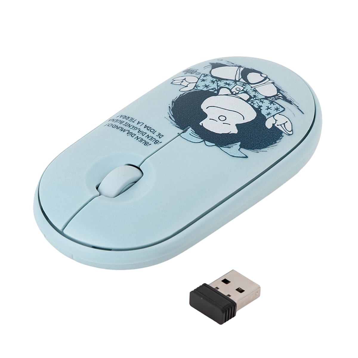 Mouse Inalambrico Mafalda Azul3