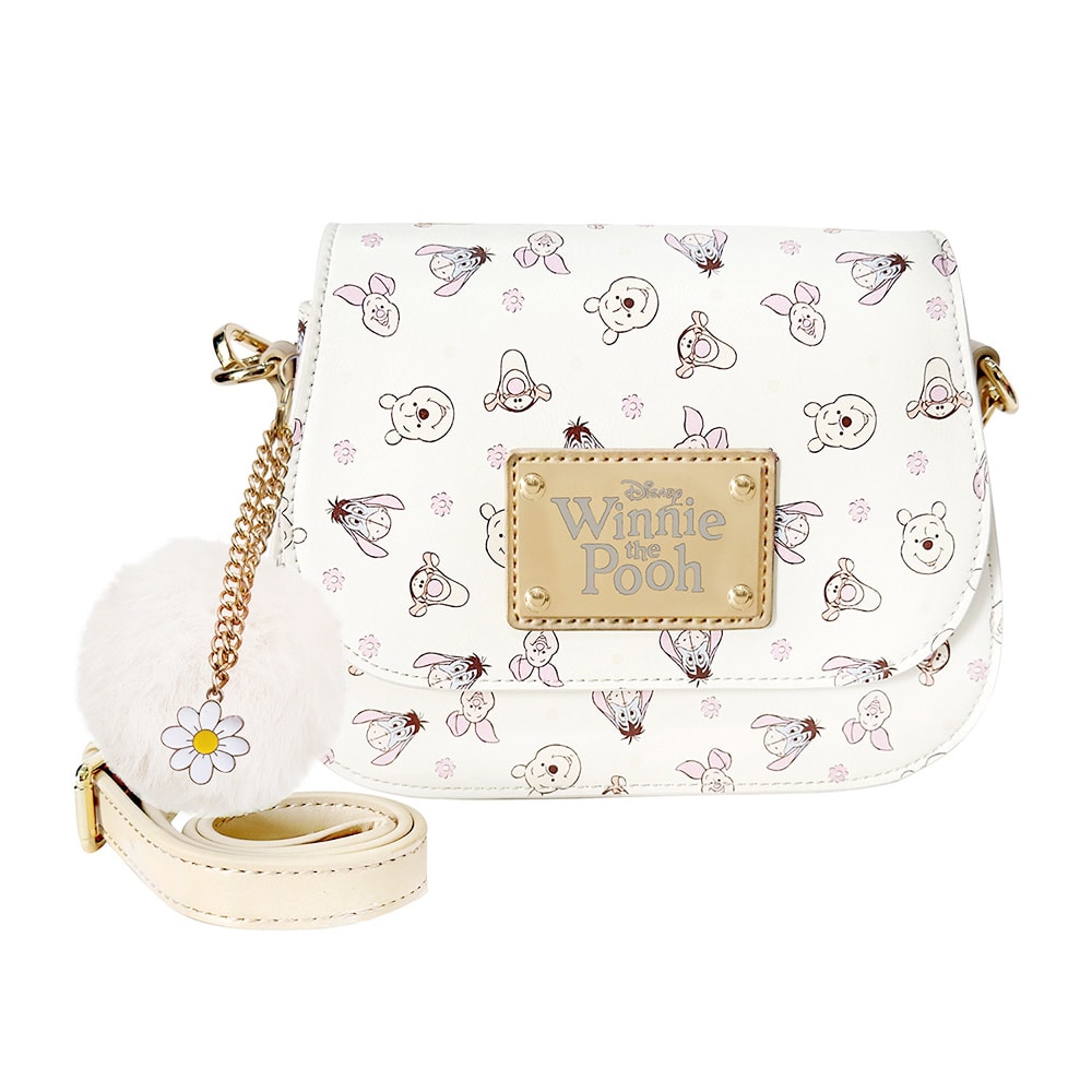 Morral Mujer Crossbody Deluxe Winnie Pooh Disney Blanco 0