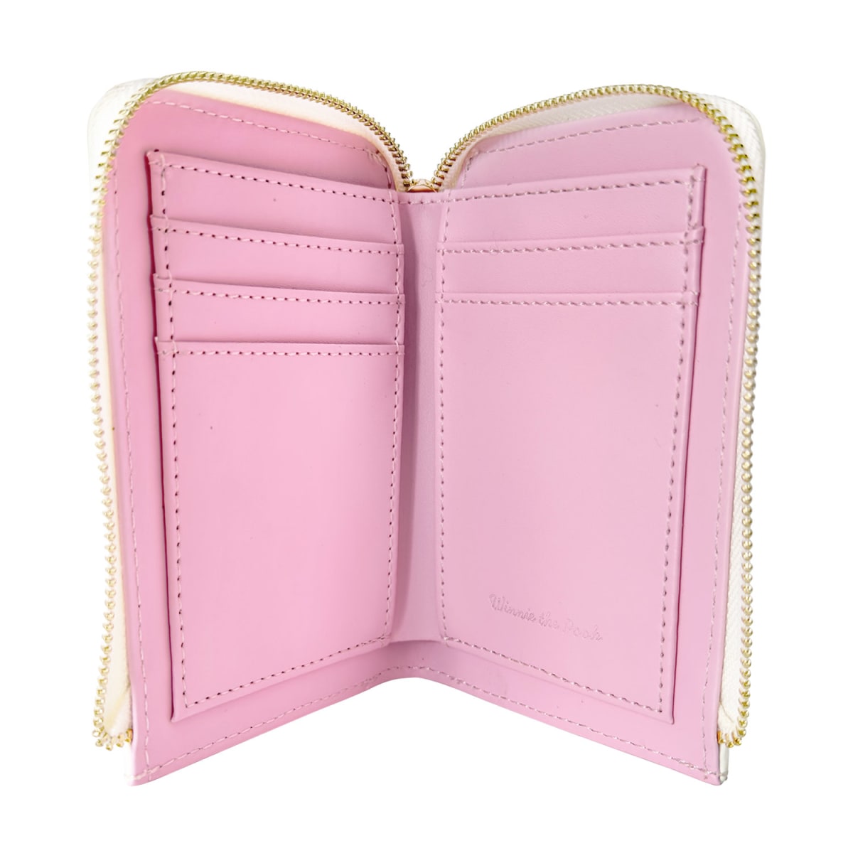 Tarjetero Mujer Monedero Deluxe Winnie Pooh Disney Blanco2