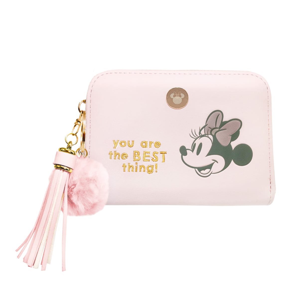 Billetera Mujer Tarjetero Deluxe Minnie Mouse Disney Rosado 0