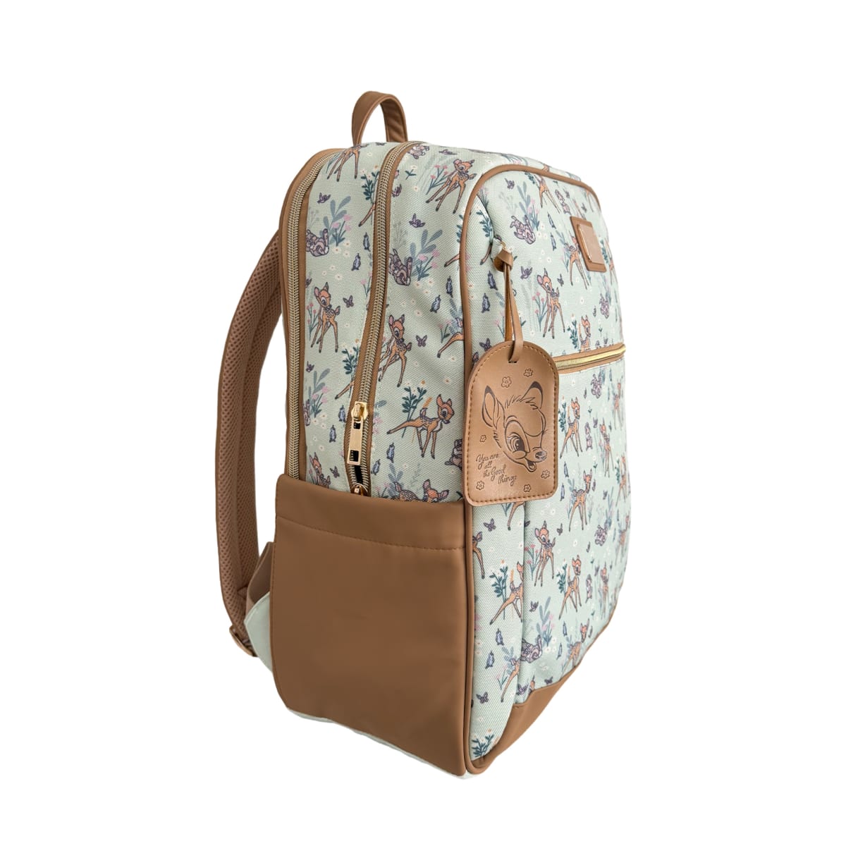 Mochila Portalaptop Bambi Verde Limited Edition Disney2