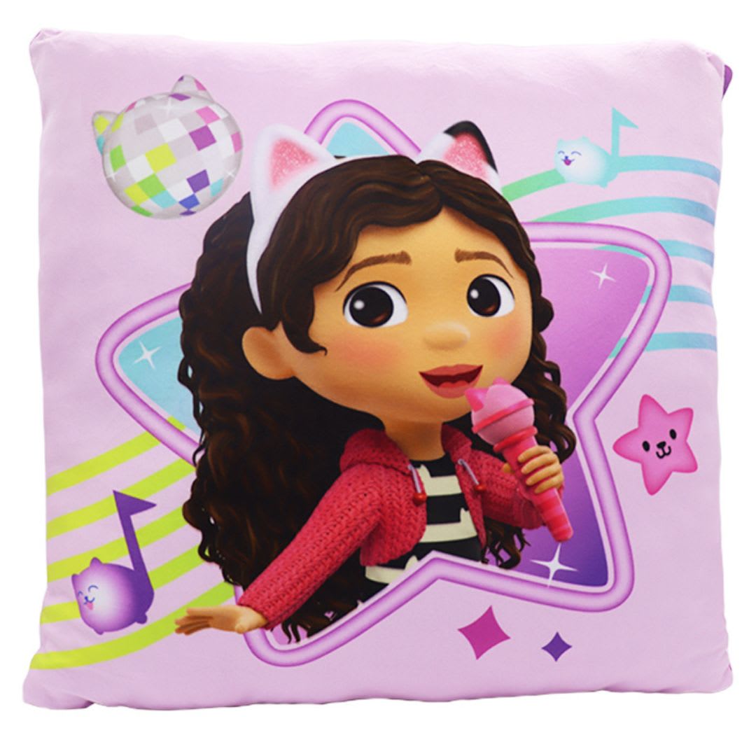 Cojin Almohada Gabbys Dollhouse cuadrado 29X29 cm 0