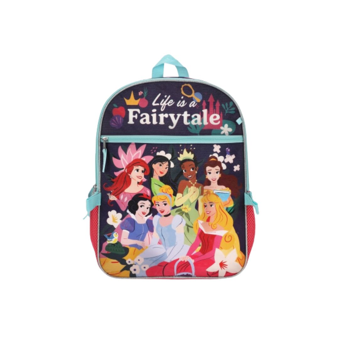 Pack Escolar Oficio Mochila Princesas Disney  Corona3