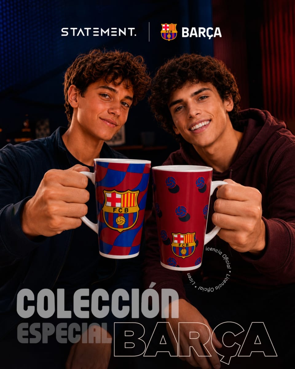 Mug Taza Alta Barcelona Futbol Rojo 480 ML4