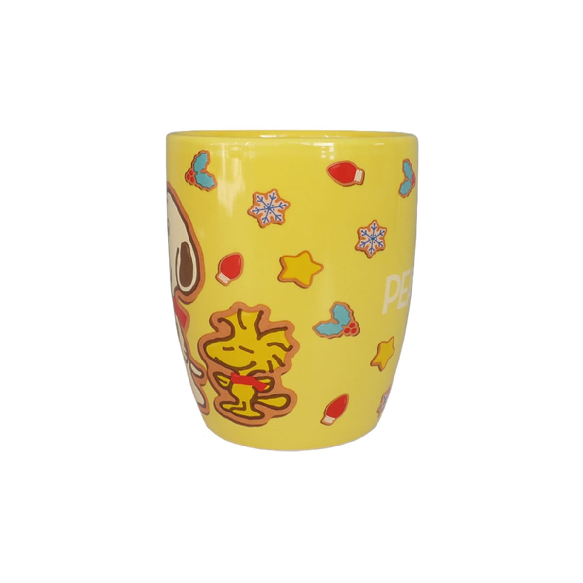 Mug Taza Ceramica Snoopy Navidad Naranja 390 ml2