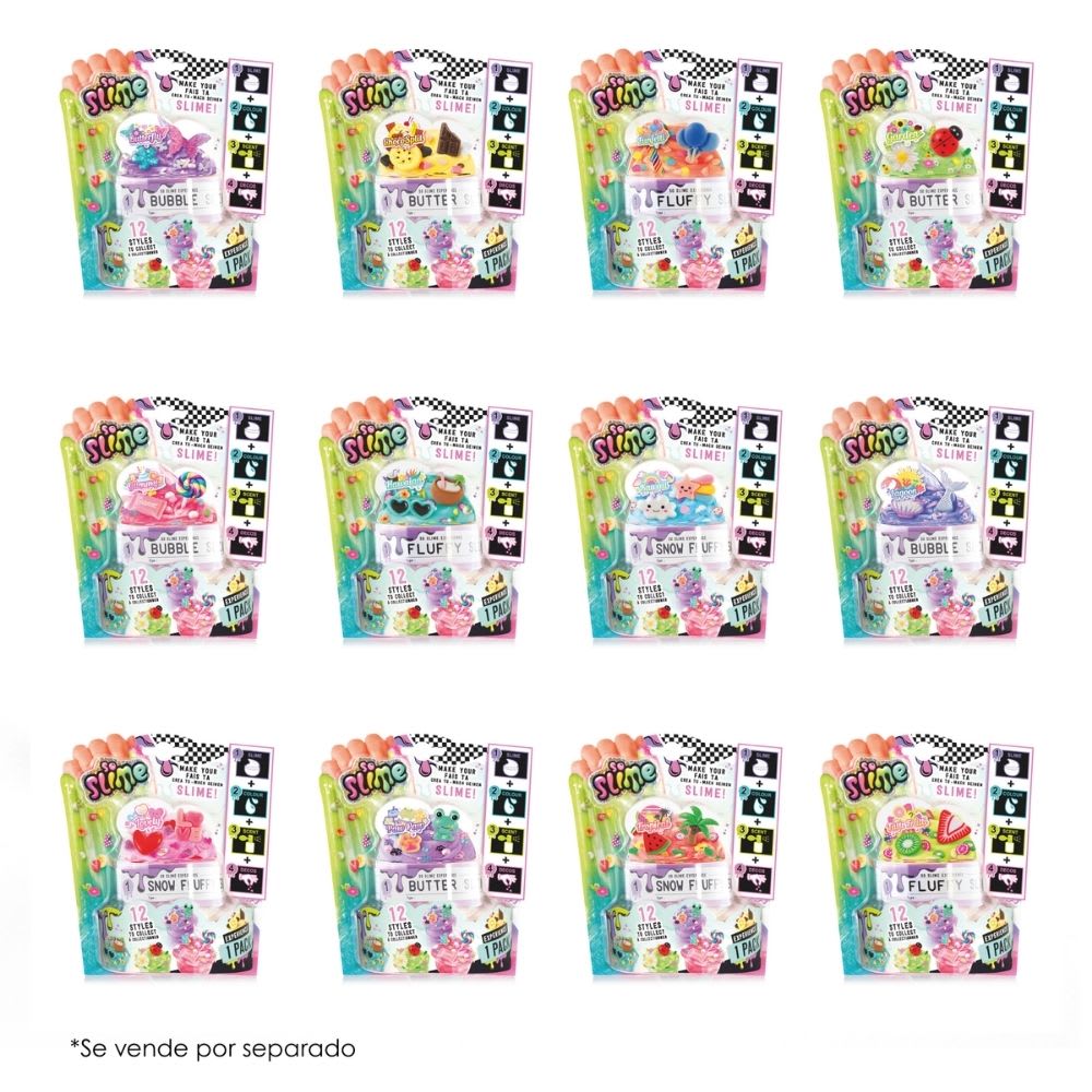 Kit Sensorial Slime Incluye 1 tazon para mezclar5
