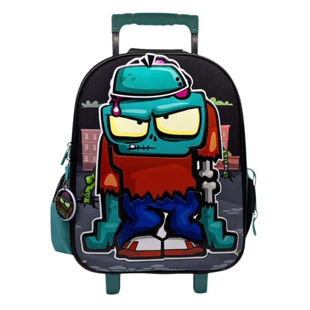 Pack Escolar Maleta Ultra Zombies Verde Oficio2