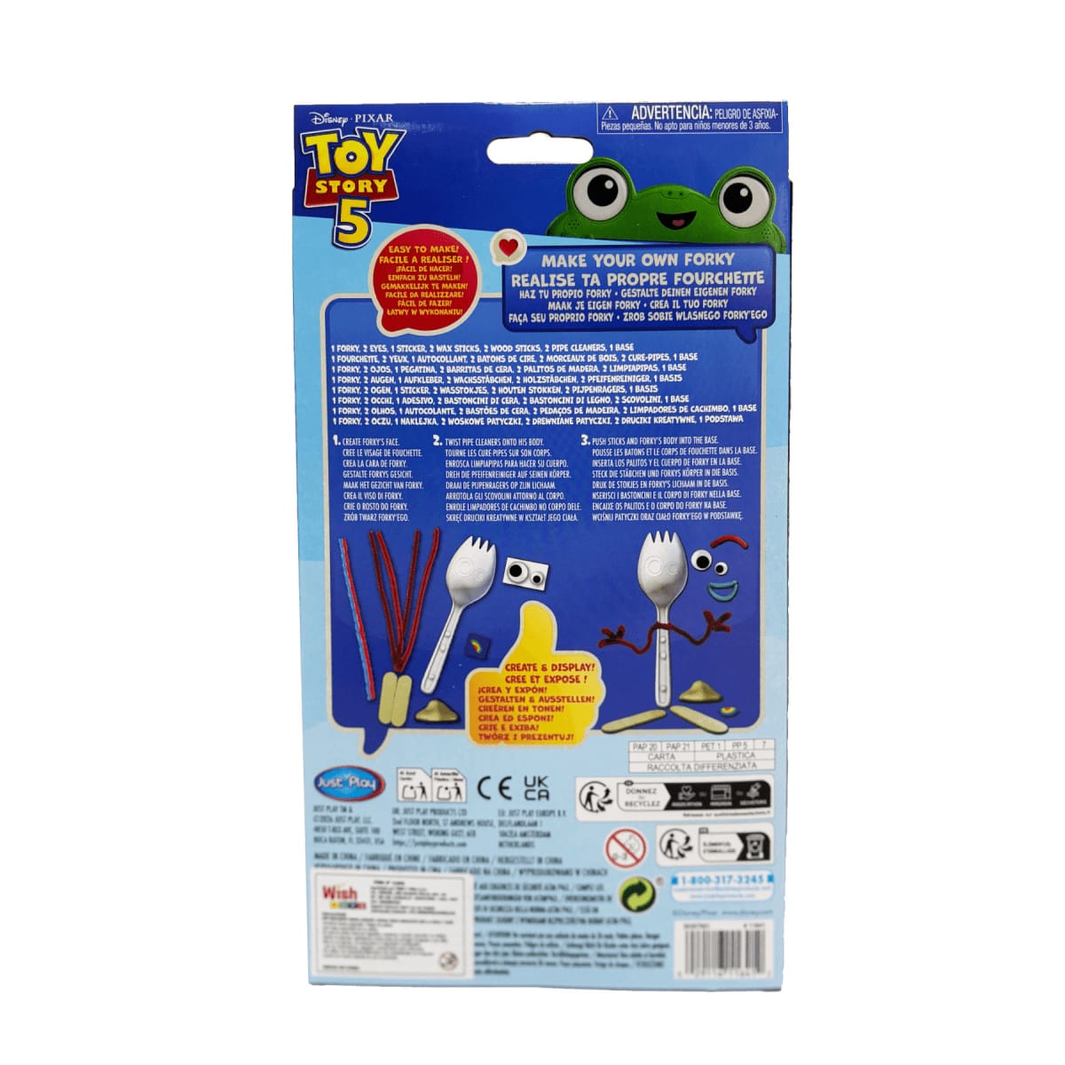 Forky Toy story 5 Set manualidades Crea tu propio muñeco3