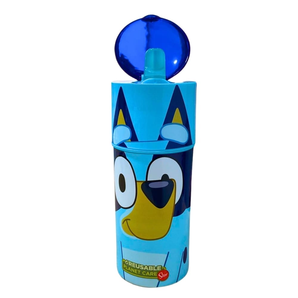 Pack Tomatodo 350 ml + Taper Lonchera + Cubiertos Bluey modelo 14