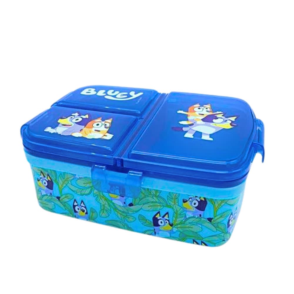 Pack Tomatodo 350 ml + Taper Lonchera + Cubiertos Bluey modelo 13