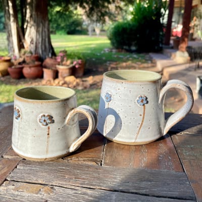 Taza flor grés chica