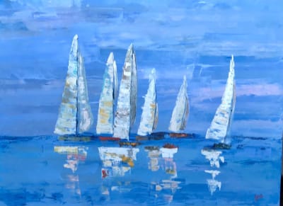 Cuadro Acrilico Veleros