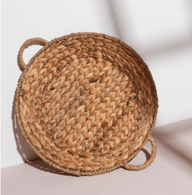 Bandeja redonda yute