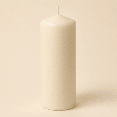 Vela Cilíndrica Blanca 7 x 19