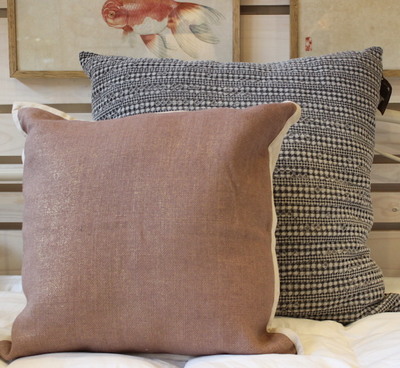 Cojin Lino Metalizado