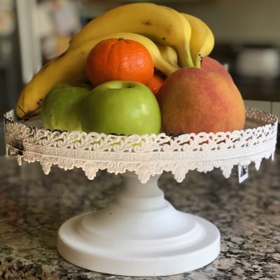 Tortero Metal Blanco