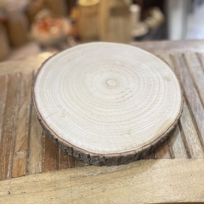 Base de madera Pawlonia 26x3